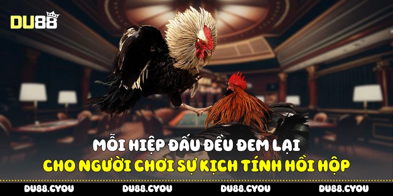 Mỗi hiệp đấu đều đem lại cho người chơi sự kịch tính hồi hộp